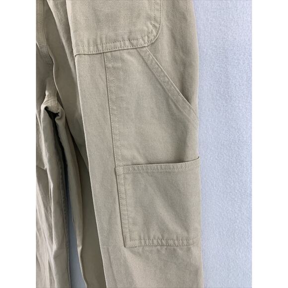 J‎ Riggins Pants Mens 33 M Sportswear Khaki Trousers Tan Cotton Workwear - Picture 10 of 11